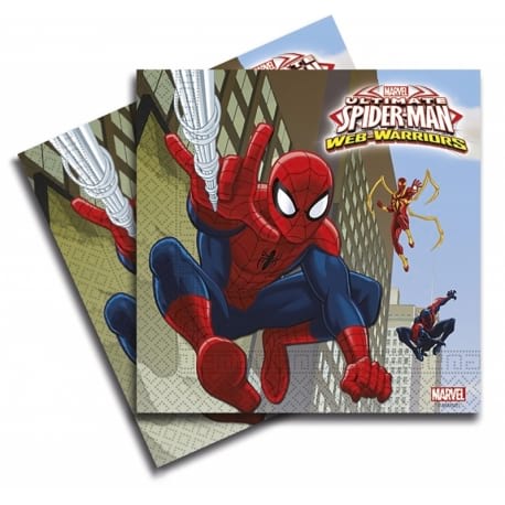 BOLSA 20 SERVILLETAS ULTIMATE SPIDERMAN