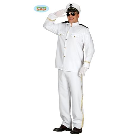 DISFRAZ CAPITAN CRUCERO ADULTO TALLA L 52 - 54