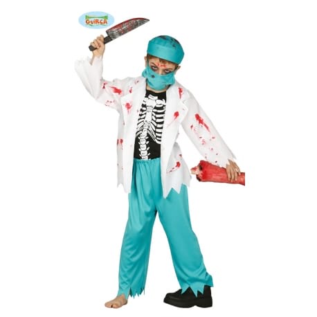 DISFRAZ DOCTOR ZOMBIE INFANTIL TALLA 7 - 9 AÑOS