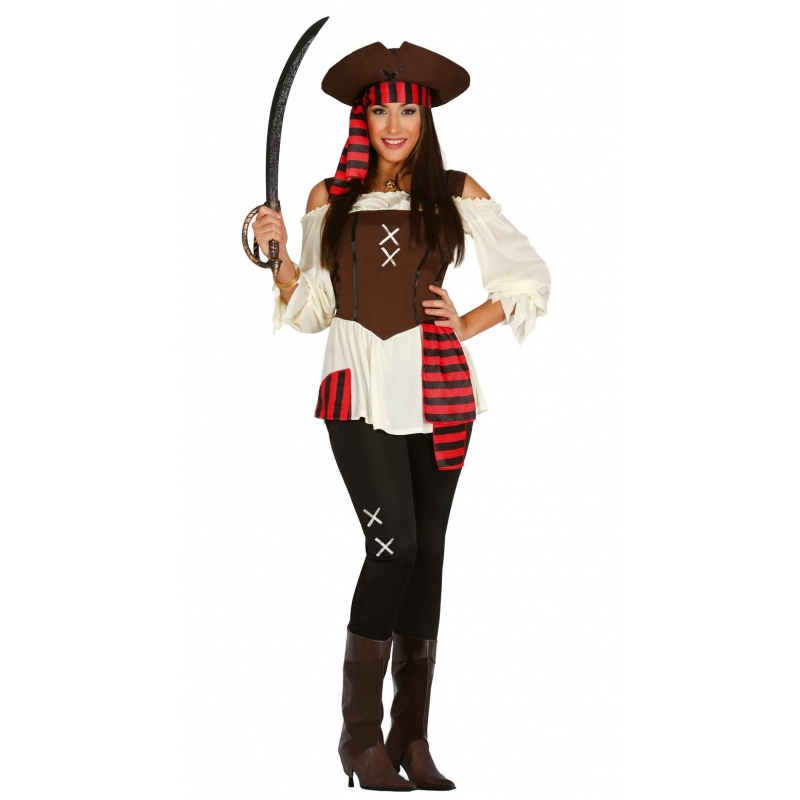​Disfraz de alta mar de mujer pirata Smiffy's